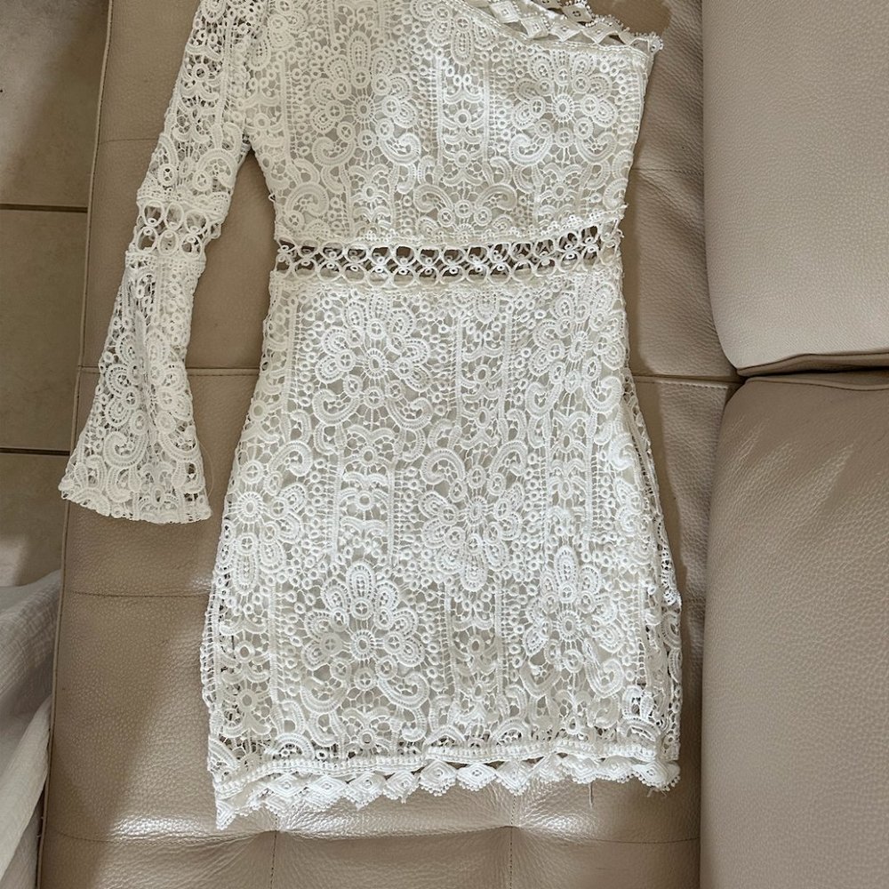 Lace Mini Dress - Picture 2 of 4